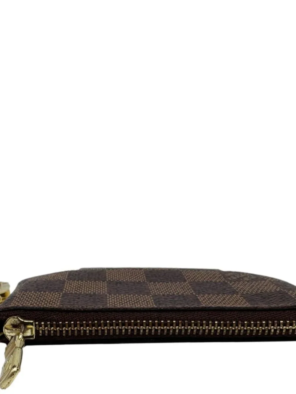 Louis Vuitton  Key Cles Damier Ebene Pouch Brown